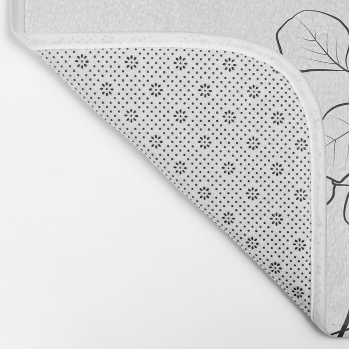 Eucalyptus Branch in a Vase Bath Mat Gallery Image 2