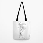 Eucalyptus Branch in a Vase Tote Bag Gallery Image 2