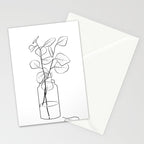 Eucalyptus Branch in a Vase Stationery Card Gallery Image 2