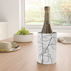 Eucalyptus Branch in a Vase Wine Chiller Gallery Image 4