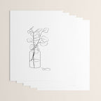 Eucalyptus Branch in a Vase Wrapping Paper Gallery Image 3