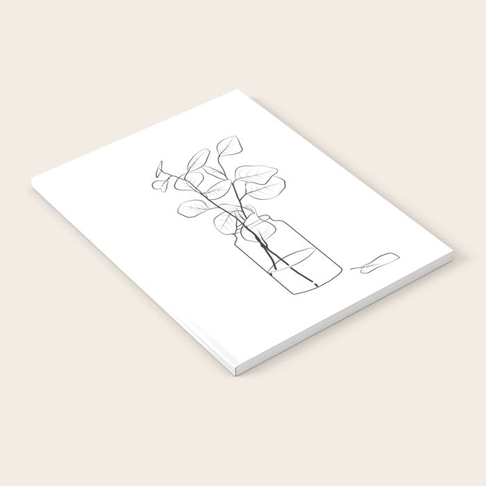 Eucalyptus Branch in a Vase Notebook Gallery Image 2