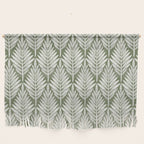 Linocut Palm Leaves - Paradise Green  Wall Hanging Gallery Image 1
