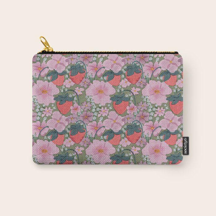 strawberry fields II Carry All Pouch Gallery Image 1