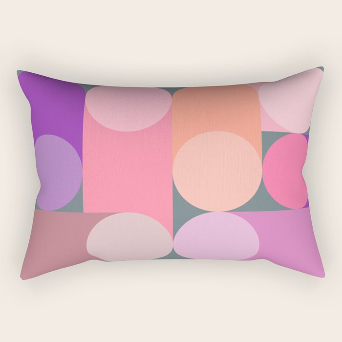 Modern Geometric 87B Rectangular Pillow Gallery Image 2