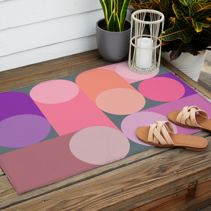 Modern Geometric 87B Outdoor Rug Gallery Image 2