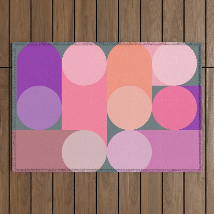 Modern Geometric 87B Outdoor Rug Gallery Image 1