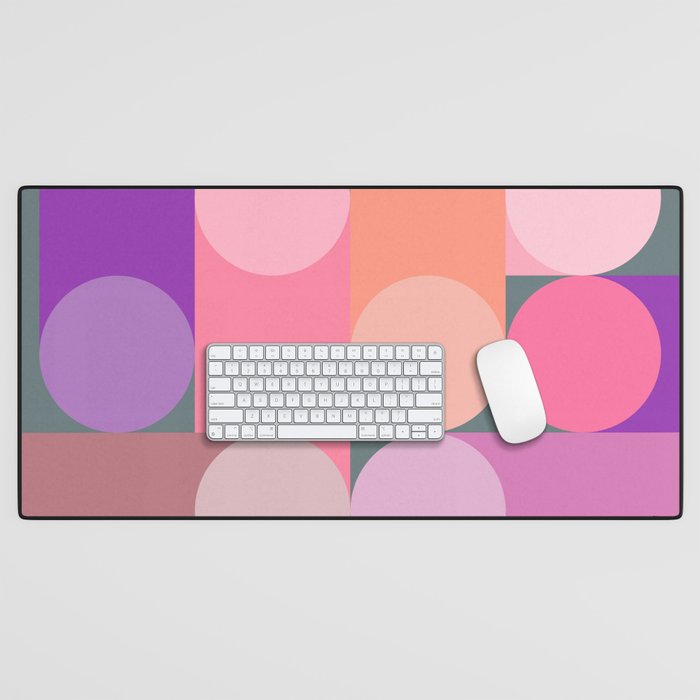 Modern Geometric 87B Desk Mat Gallery Image 1