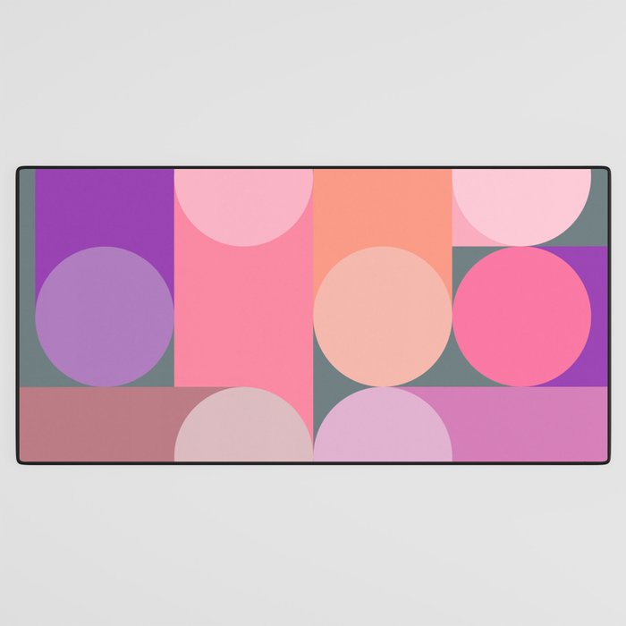 Modern Geometric 87B Desk Mat Gallery Image 3