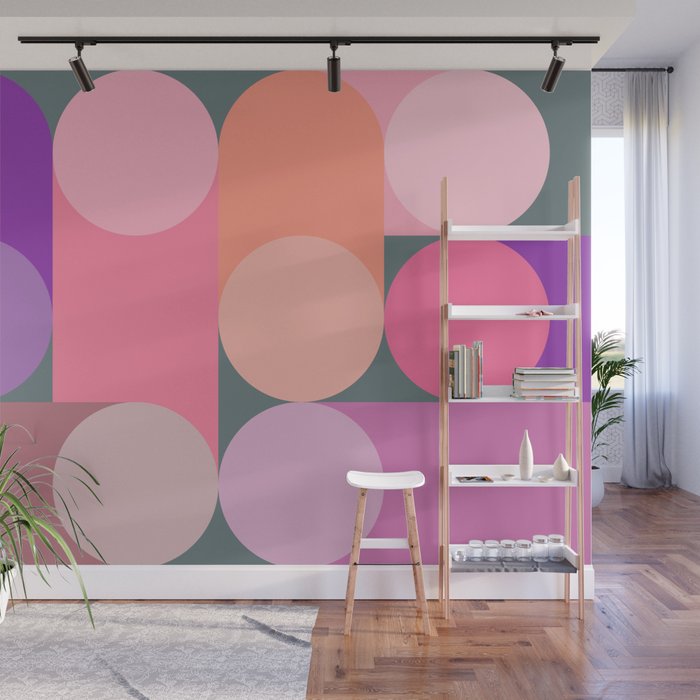 Modern Geometric 87B Wall Mural Gallery Image 1
