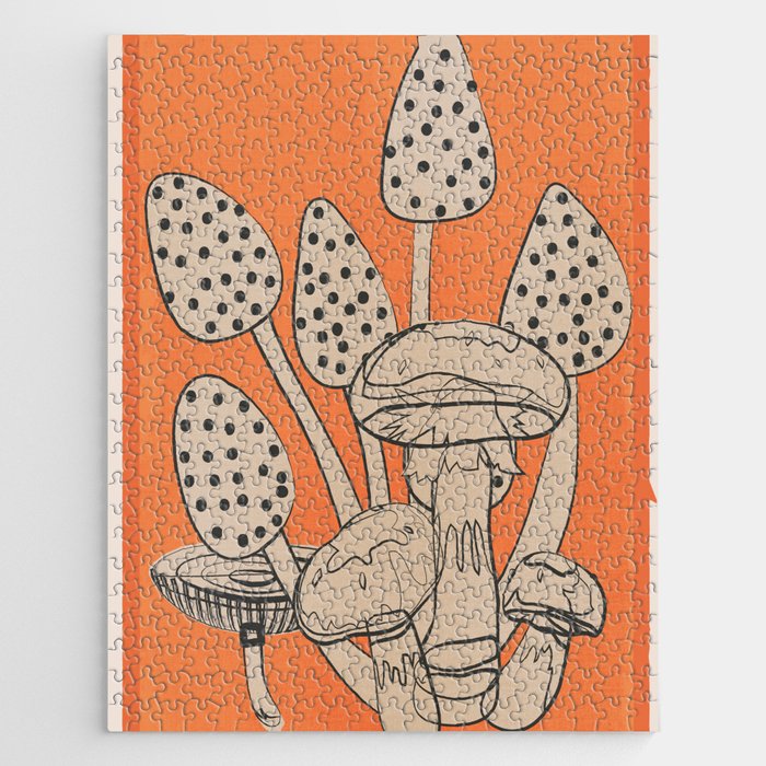 Abstract Mushrooms 2 Jigsaw Puzzle Gallery Image 1