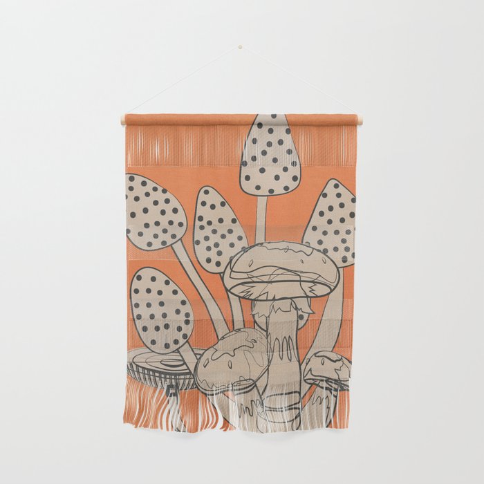 Abstract Mushrooms 2 Wall Hanging Gallery Image 1