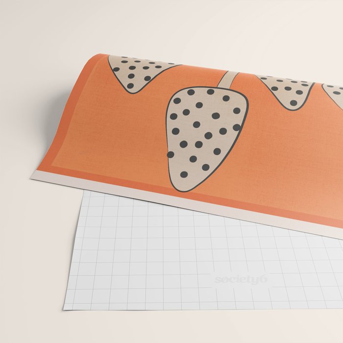 Abstract Mushrooms 2 Wrapping Paper Gallery Image 2