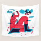 Runaway Pegasus Wall Tapestry Gallery Image 4