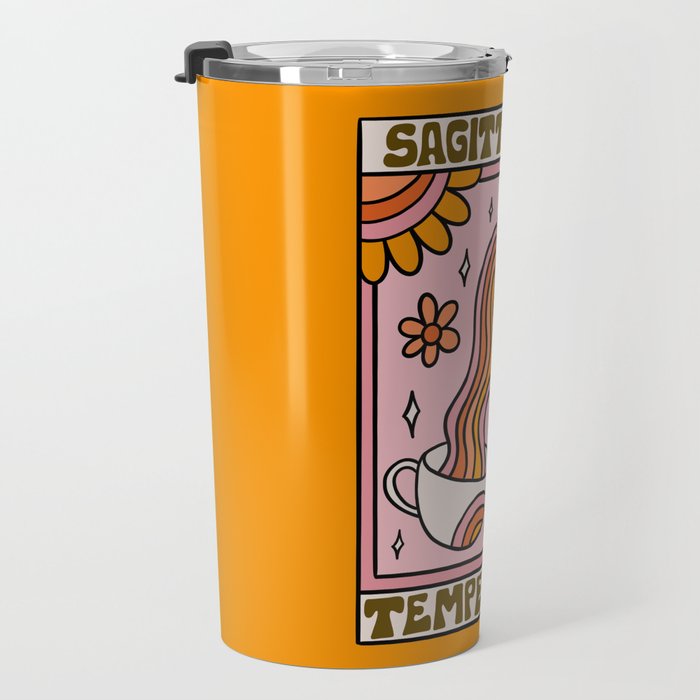 Sagittarius Tarot Card Travel Mug Gallery Image 3
