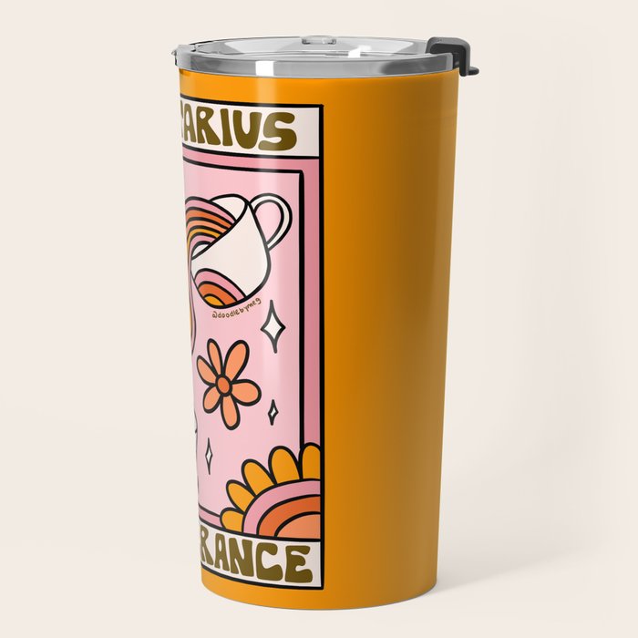 Sagittarius Tarot Card Travel Mug Gallery Image 2