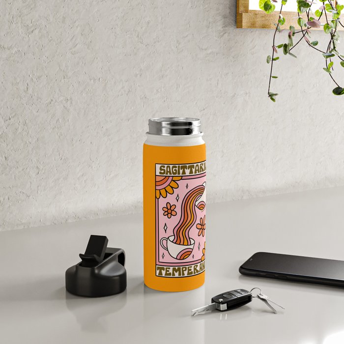Sagittarius Tarot Card Water Bottle Gallery Image 4