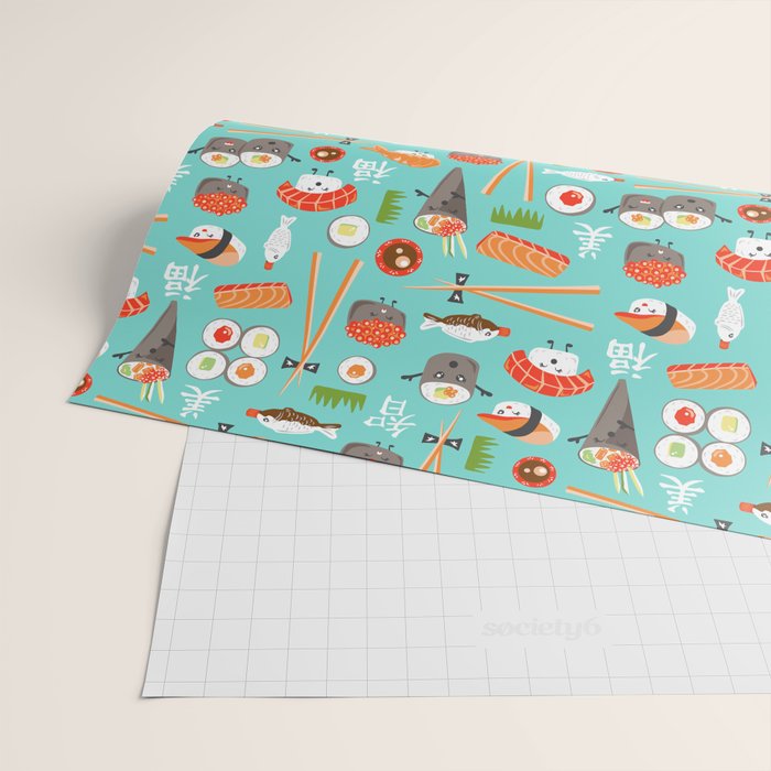 Happy Sushi Wrapping Paper Gallery Image 2