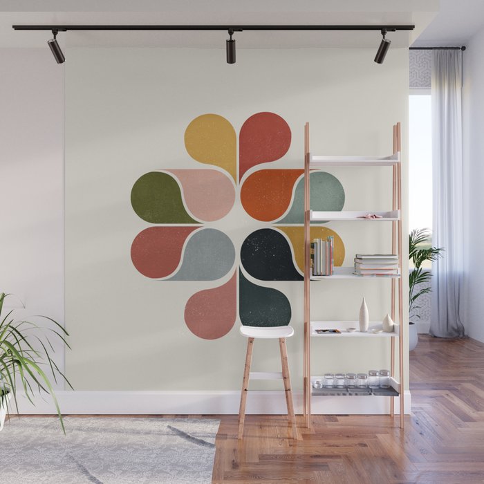Abstract modern art Wall Mural Gallery Image 1