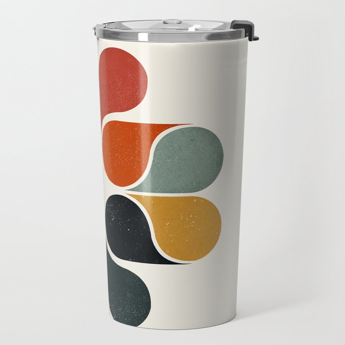 Abstract modern art Travel Mug Gallery Image 2