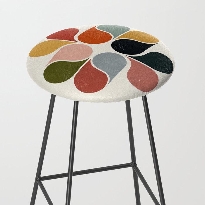 Abstract modern art Stool Gallery Image 2