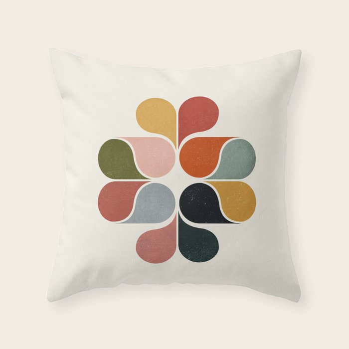 Abstract modern art Throw Pillow Gallery Image 6