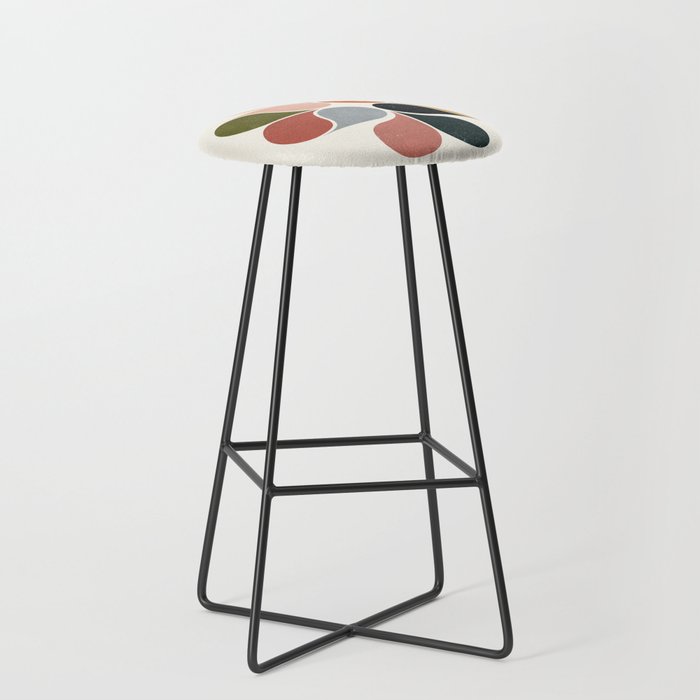 Abstract modern art Stool Gallery Image 1