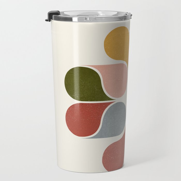 Abstract modern art Travel Mug Gallery Image 3