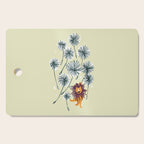 Lion on dandelion Cutting Board Gallery Image 1