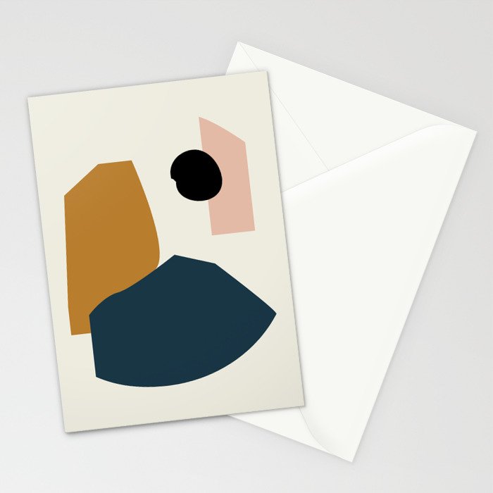 Shape study #1 - Lola Collection Stationery Card Gallery Image 2