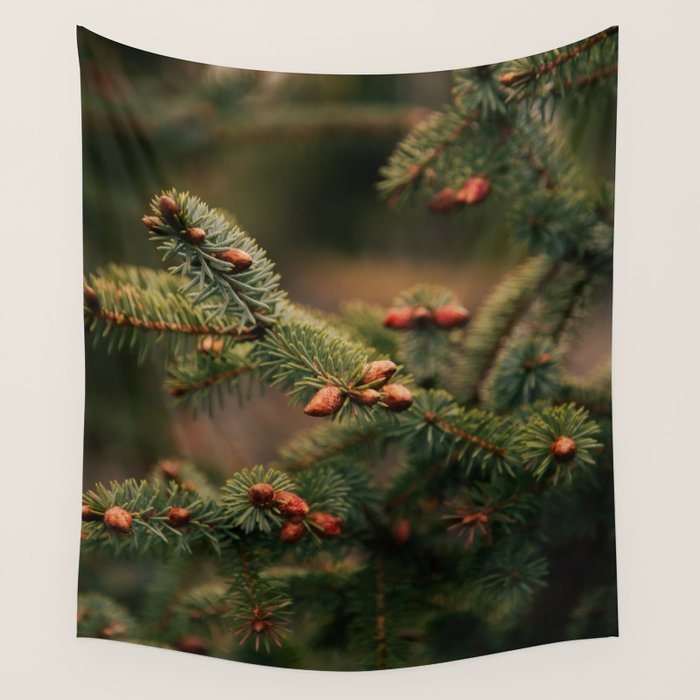 Spruce Tips Wall Tapestry Gallery Image 4