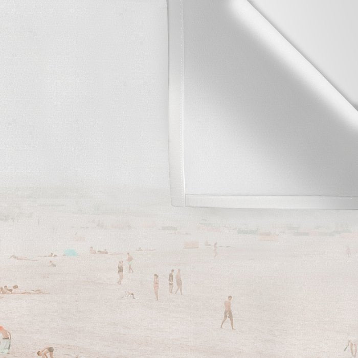 At the beach ten (part one of a diptych) - Minimal Beach - Ocean Sea photography Wall Tapestry Gallery Image 3