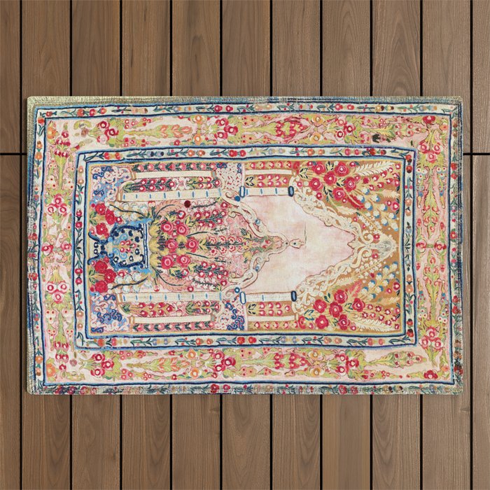Banya Luka Bosnian Wall Hanging Print Outdoor Rug Gallery Image 1