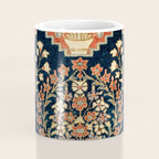 Kashan Poshti  Antique Central Persian Rug Print Coffee Mug Gallery Image 4