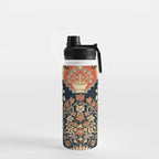 Kashan Poshti  Antique Central Persian Rug Print Water Bottle Gallery Image 2