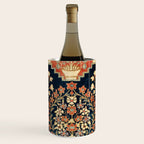 Kashan Poshti  Antique Central Persian Rug Print Wine Chiller Gallery Image 1