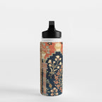Kashan Poshti  Antique Central Persian Rug Print Water Bottle Gallery Image 3