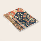 Kashan Poshti  Antique Central Persian Rug Print Notebook Gallery Image 3