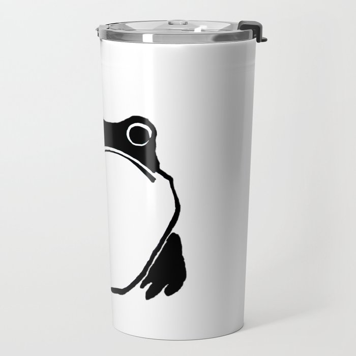 Unimpressed Frog Japanese Woodblock Matsumoto Hoji  Travel Mug Gallery Image 2