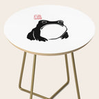 Unimpressed Frog Japanese Woodblock Matsumoto Hoji  Side Table Gallery Image 2