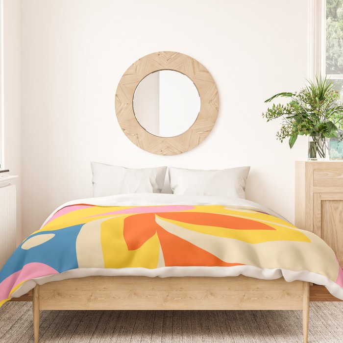 Colorful Happy Girl Duvet Cover Gallery Image 3