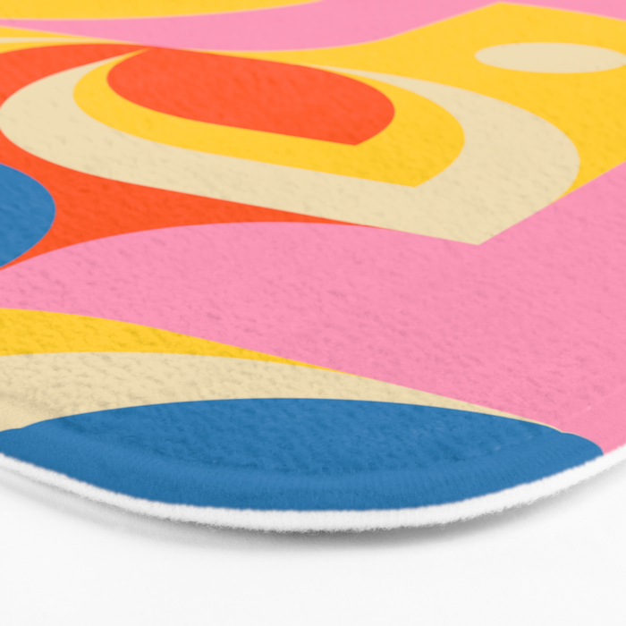 Colorful Happy Girl Bath Mat Gallery Image 3