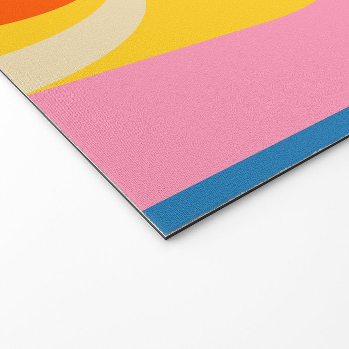 Colorful Happy Girl Welcome Mat Gallery Image 2
