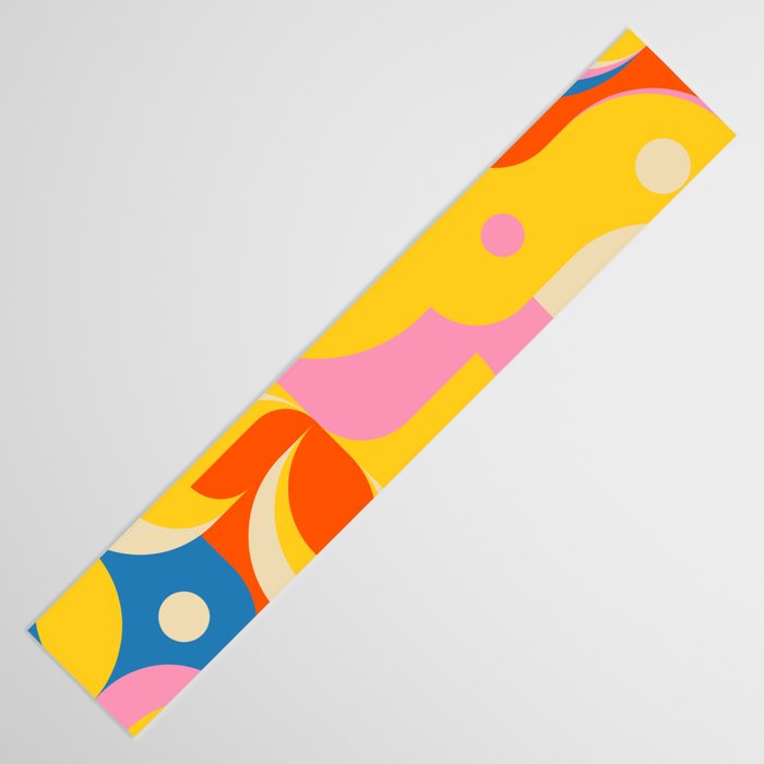Colorful Happy Girl Table Runner Gallery Image 3