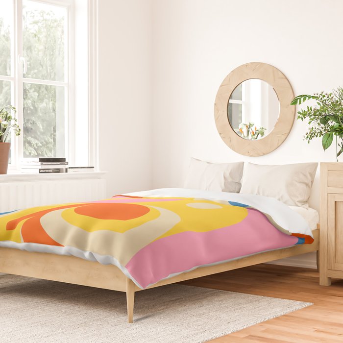 Colorful Happy Girl Duvet Cover Gallery Image 2