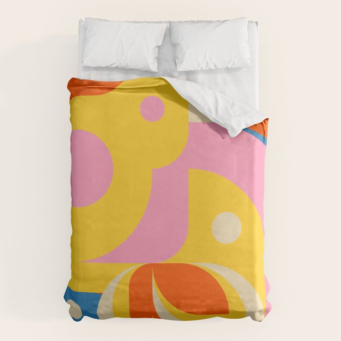 Colorful Happy Girl Duvet Cover Gallery Image 6