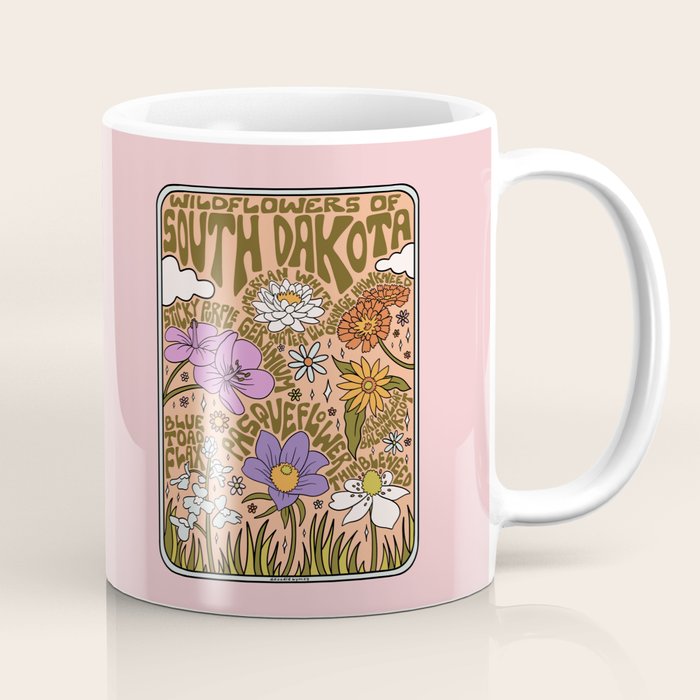 South Dakota Wildflowers Coffee Mug Gallery Image 1