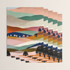 Textures And Patterned Landscape Wrapping Paper Gallery Image 3