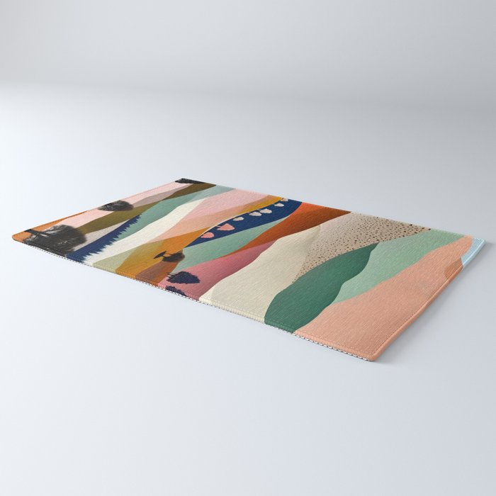 Textures And Patterned Landscape Rug Gallery Image 3