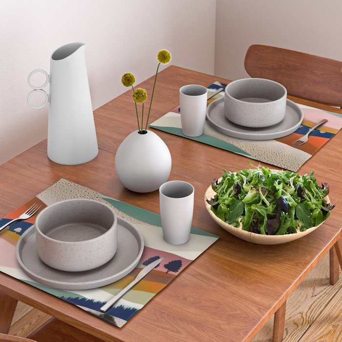 Textures And Patterned Landscape Placemat Gallery Image 2